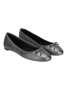 NIB Coach Metallic Classic Ballet Flats Neutral/Quiet Luxury/Minimalist/Comfy 8